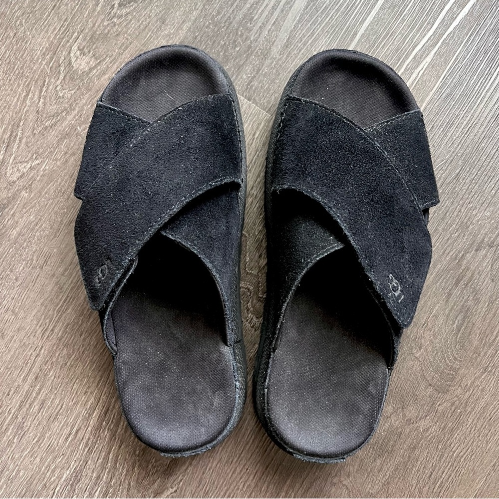 UGG Goldenstar Cross Slide Sandals